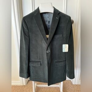 NEW Class Club Youth Size 18/20 Hunter Green Velvety Suit Coat Blazer Kids NWT